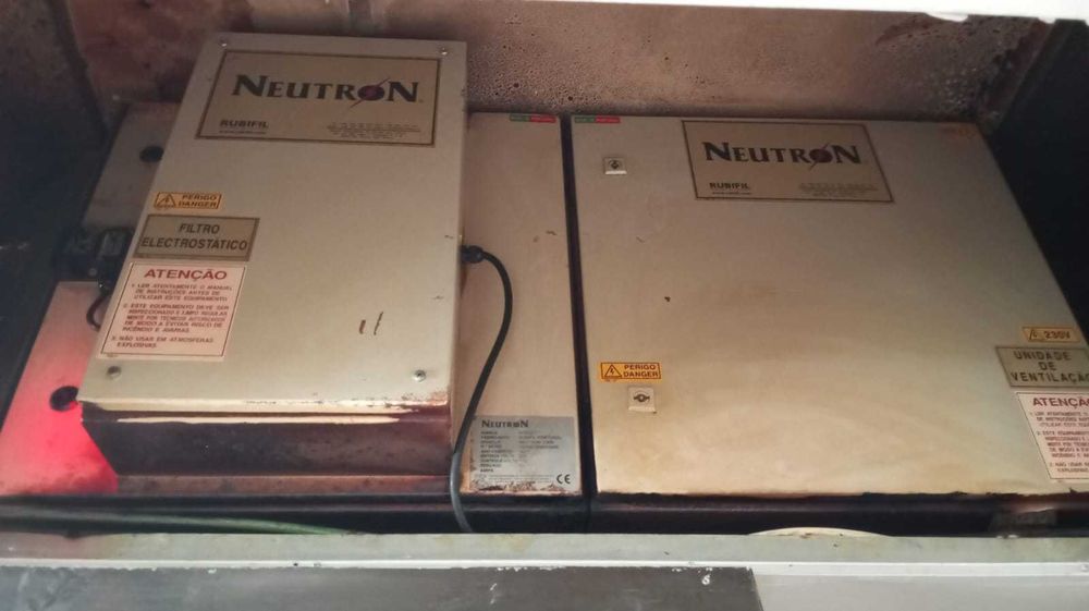 Sistema de exaustão electroestaica