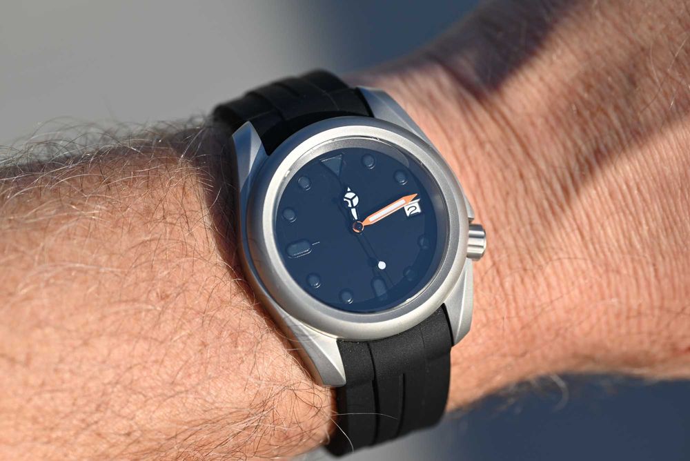 Solidny męski Zegarek automatyczny NH35 – 40 mm - pasek gumowy