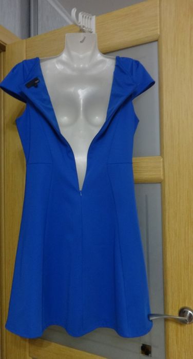 Next красивое нарядное синее женское платье 50 52 XL XXL