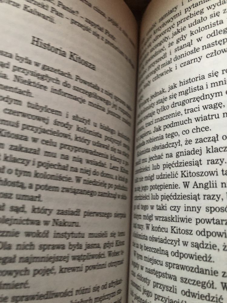 Ksiazka K.Blixen Pozegnanie z Afryka