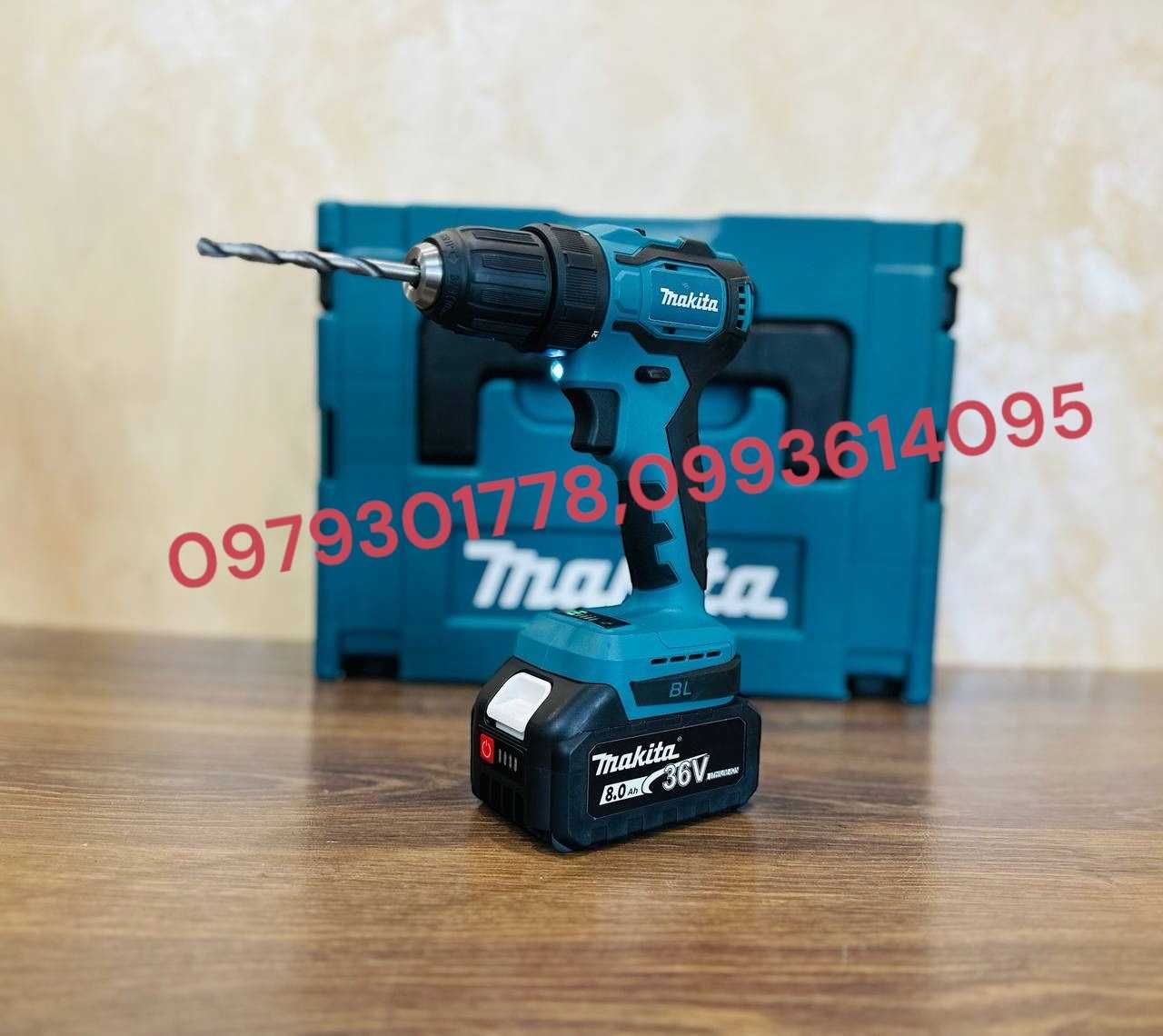 Акумуляторний Набор Makita 2/1 Болгарка DGA 504 + Шуруповерт DDF484