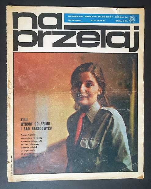 Na przełaj Harcerski magazyn młodzieży szkolnej 1976 rok