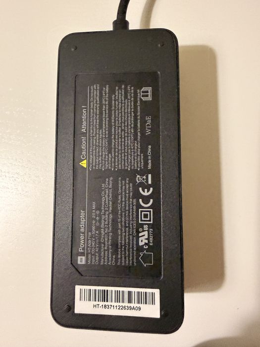 Carregador Original Xiaomi M365 / Pro / 1S / Essential