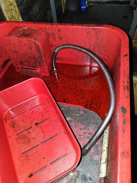 Установка для миття деталей пневматична на 75л, для авто та мото СТО