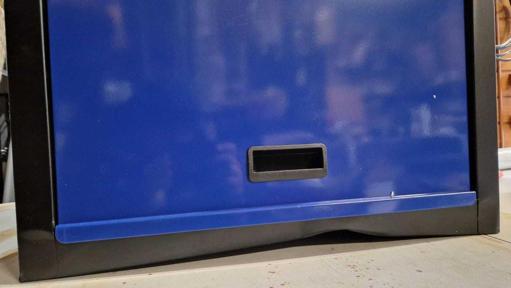 Wózek warsztatowy narzędziowy na kółkach klucz szuflady półki metalowy