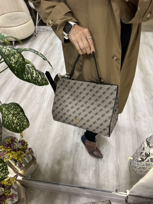 сумка жіноча шоппер guess шкіряна сумка женская