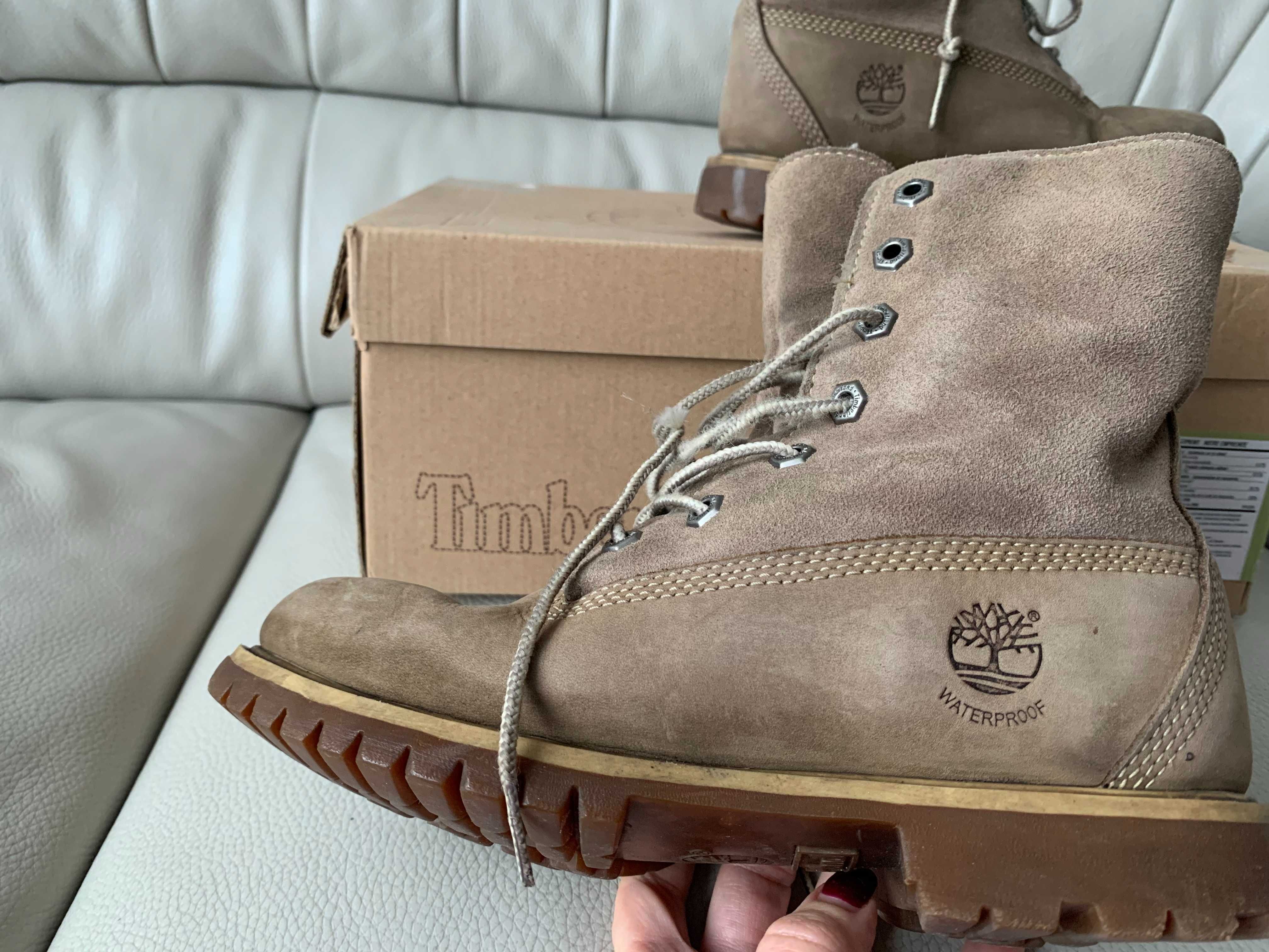 Якісні Оригінальні Зимові шкіряні Timberland черевики/ботінки 37р