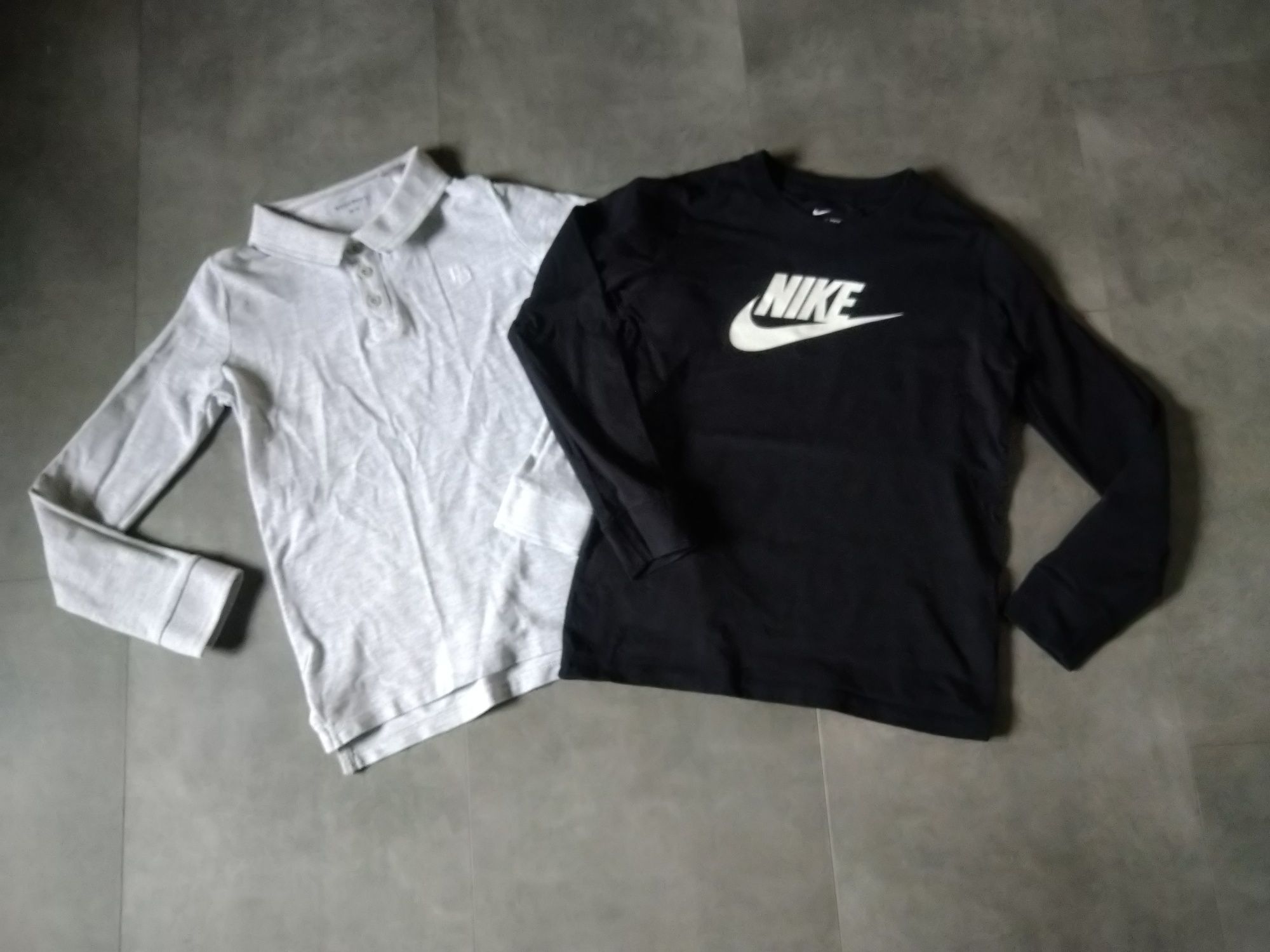 NIKE koszulka + Reserved koszulka długi rękaw r. 140