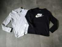 NIKE koszulka + Reserved koszulka długi rękaw r. 140