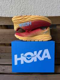 Hoka Rincon 3, pomarańczowo-czerwone, rozmiar 46 2/3 - wkładka 30cm