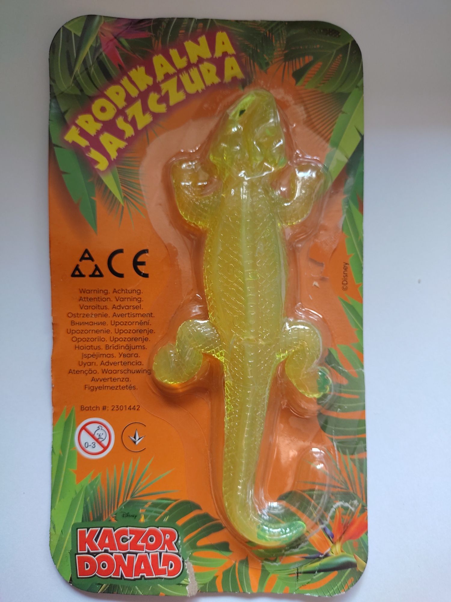 Zabawka tropikalna jaszczurka 4+