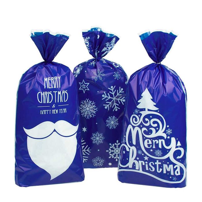 Новогодние пакеты, для конфет, пакети новорічні 19*35см