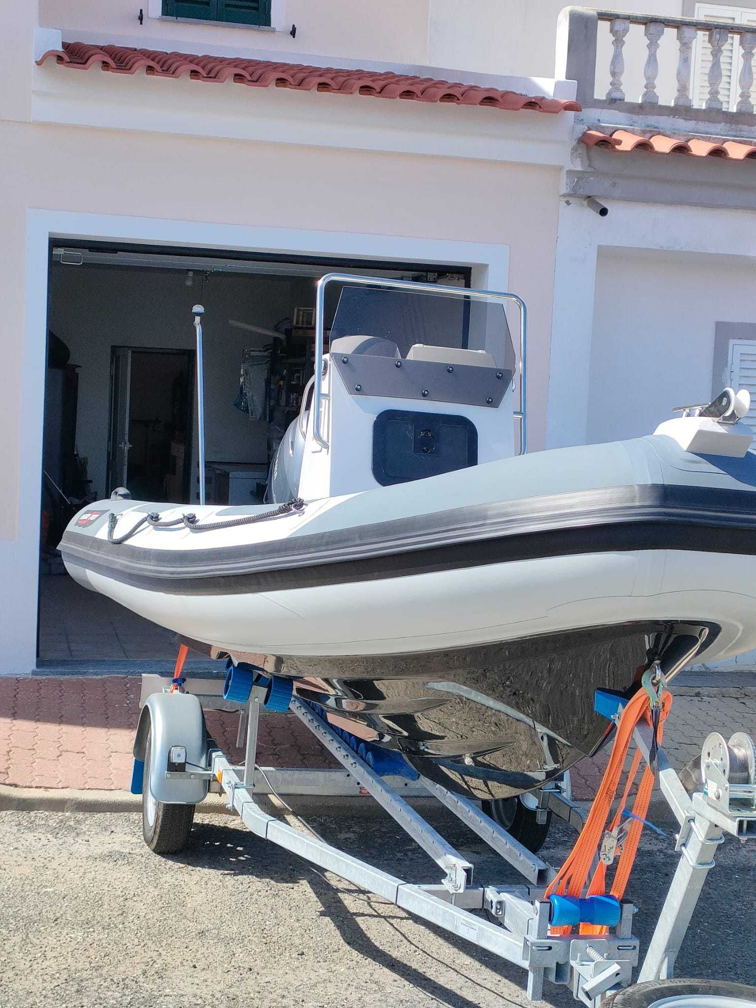 Compre português Hydrosport RIB474 semi-rigido para pesca e passeio