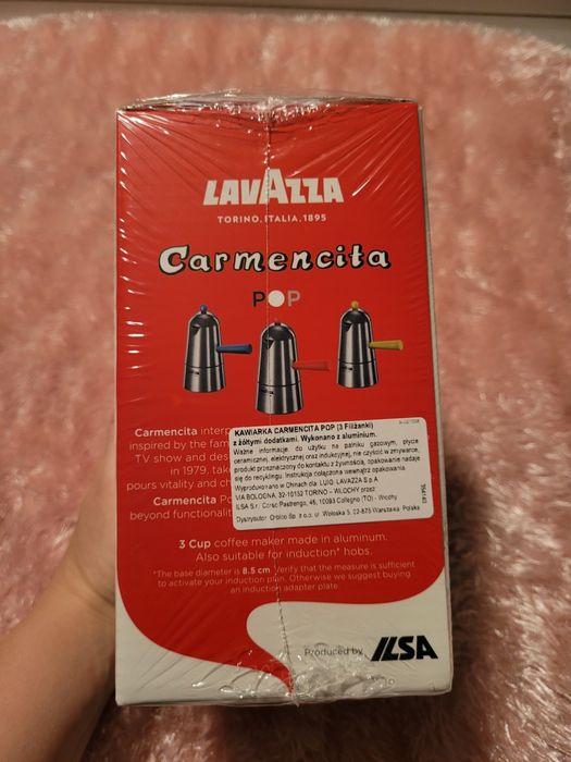 Kawiarka Lavazza Carmencita z filiżankami