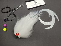 Smok 30cm Albino BIG/ mucha szczupakowa/ pod spinning/ jerk