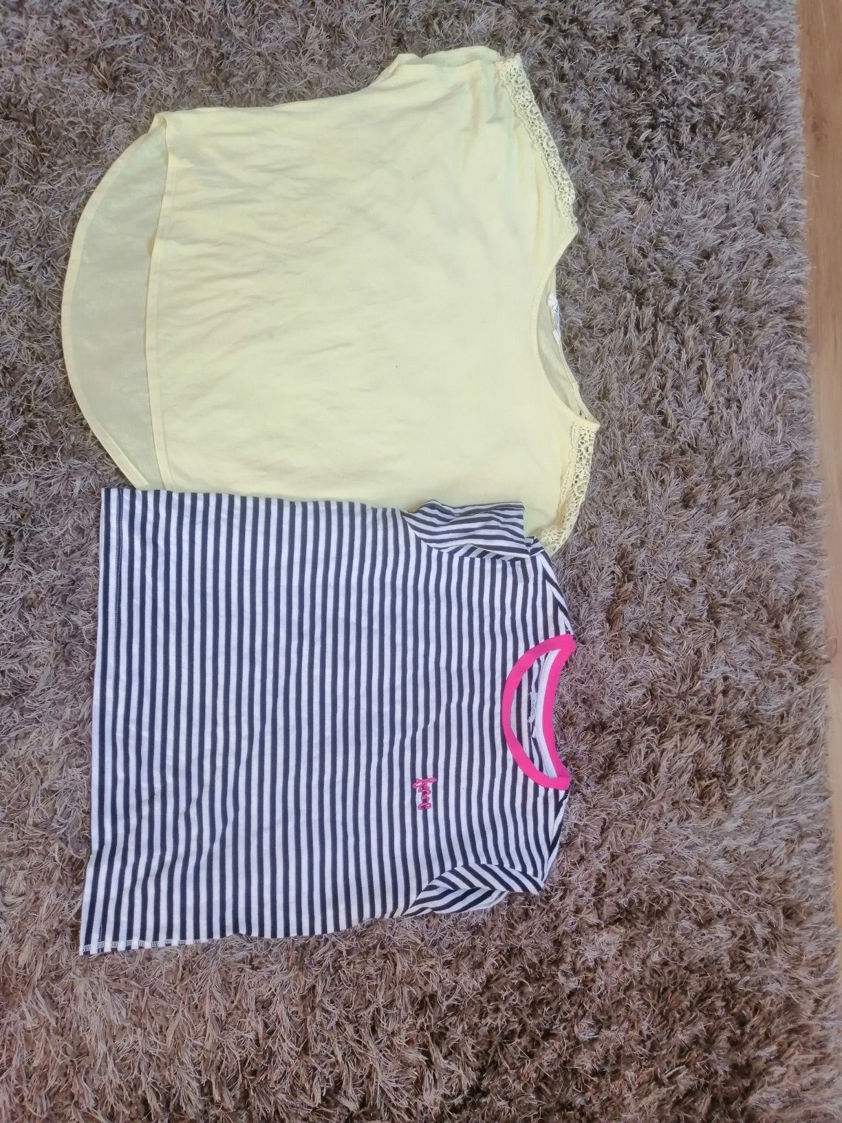 Dwa t-shirty dziewczęce rozmiar 158