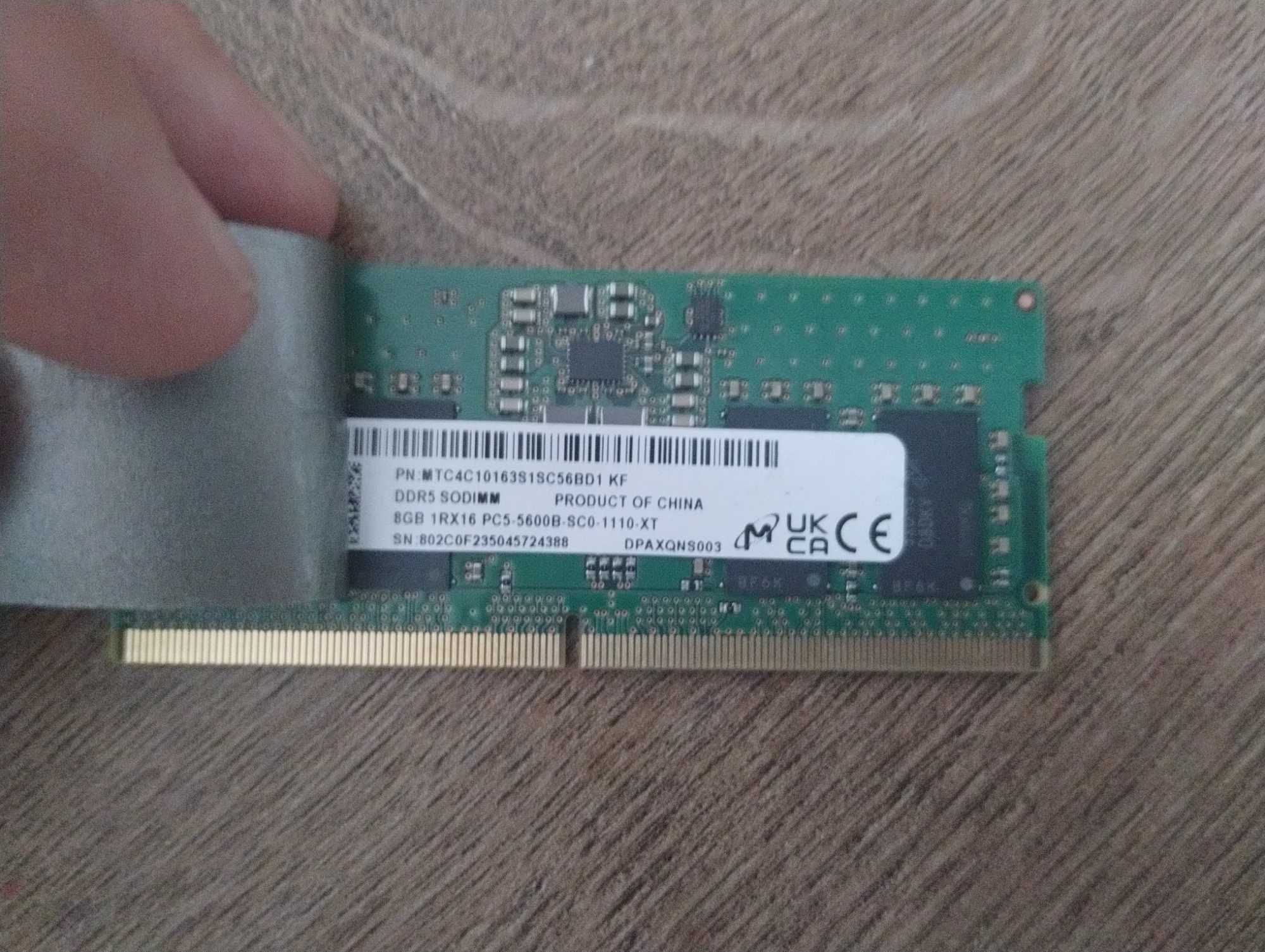 16gb (2x8gb) ram do laptopa SO-DIMM DDR5 5600MHz Hynnix