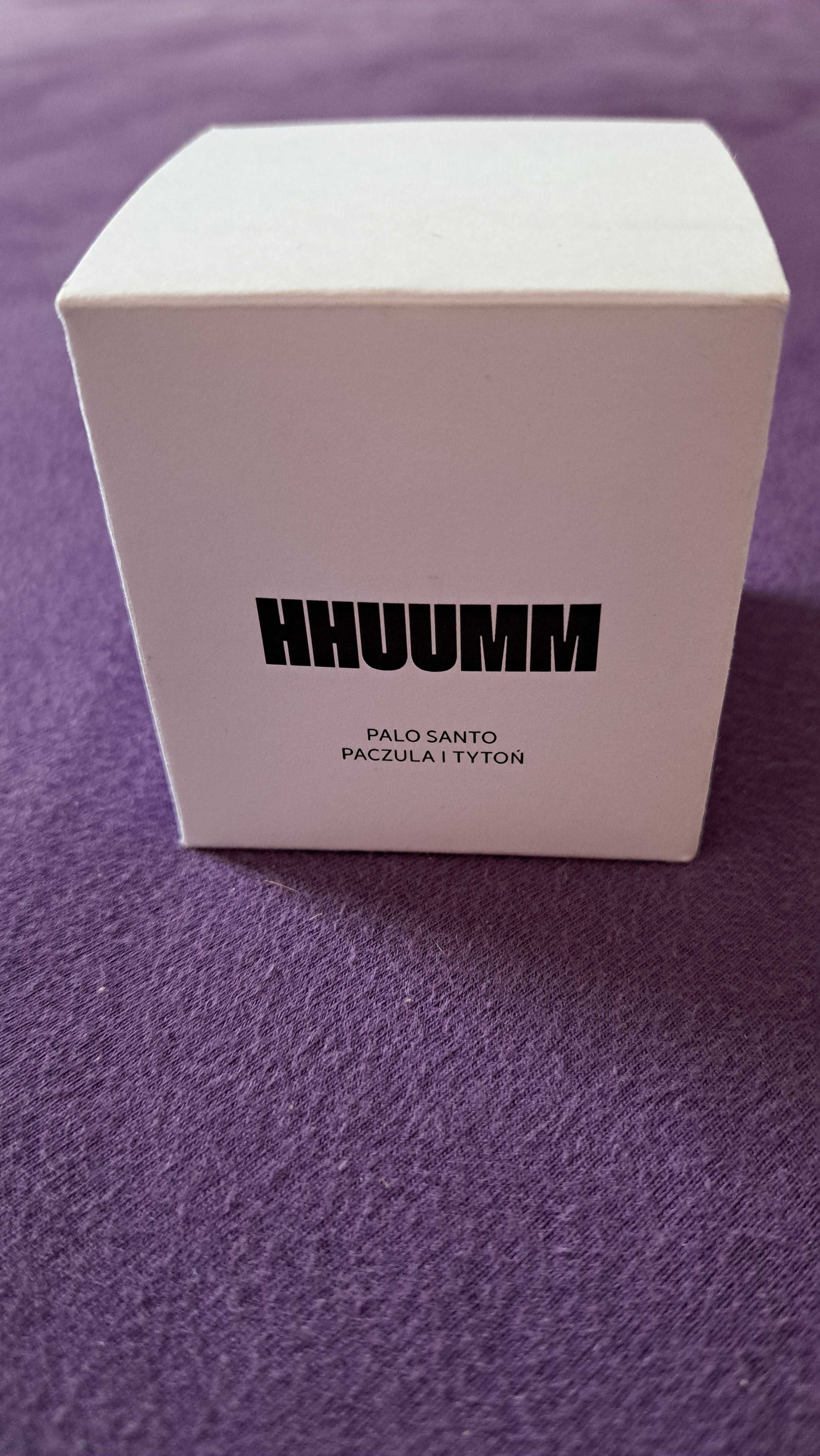 HHUUMM Świeca sojowa – palo santo, paczula i tytoń 120ml