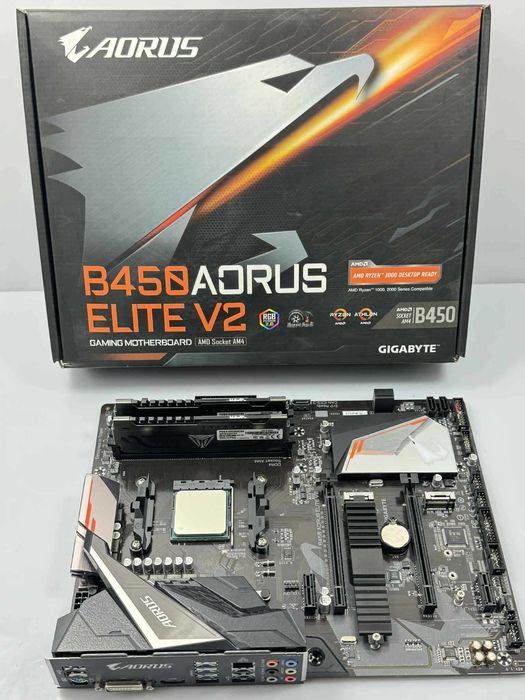 Zestaw Aorus B450 Elite V2 Ryzen 5 5600 + cooler + 16GB DDR4 3600 MHz