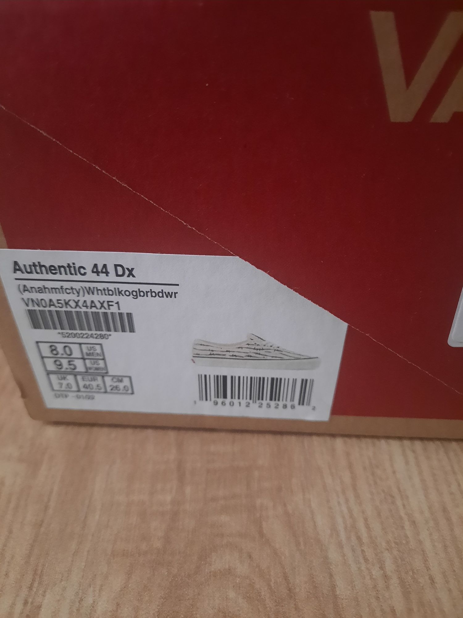 Vans dx 44 white
