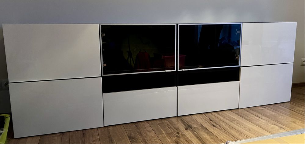 Ikea TV szafka półka zestaw ława