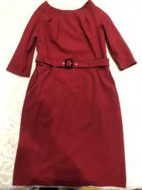 Платье женское красное 50-52
