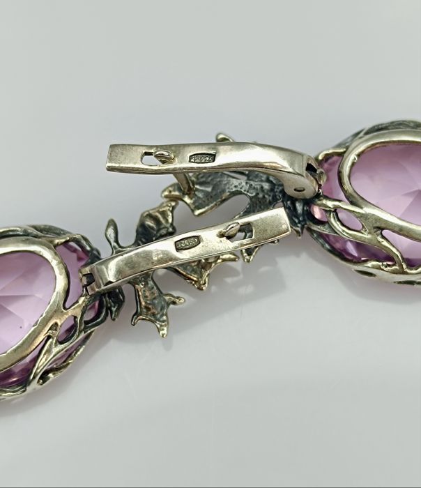 Серебряный набор серьги и кольцо 925 пробы