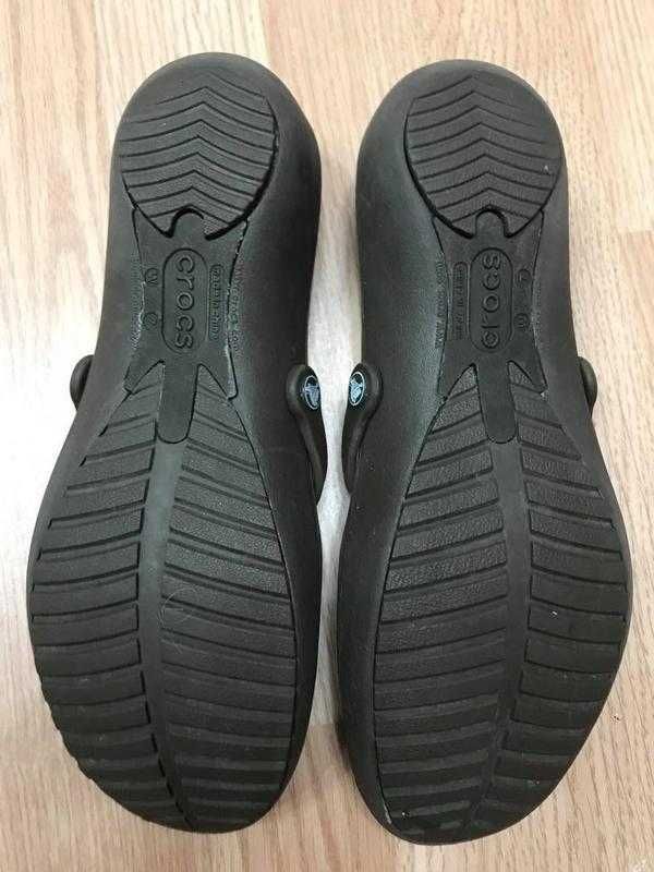 Кроксы Crocs балетки туфли хакки W7 Р.36,5-37 ст.24см