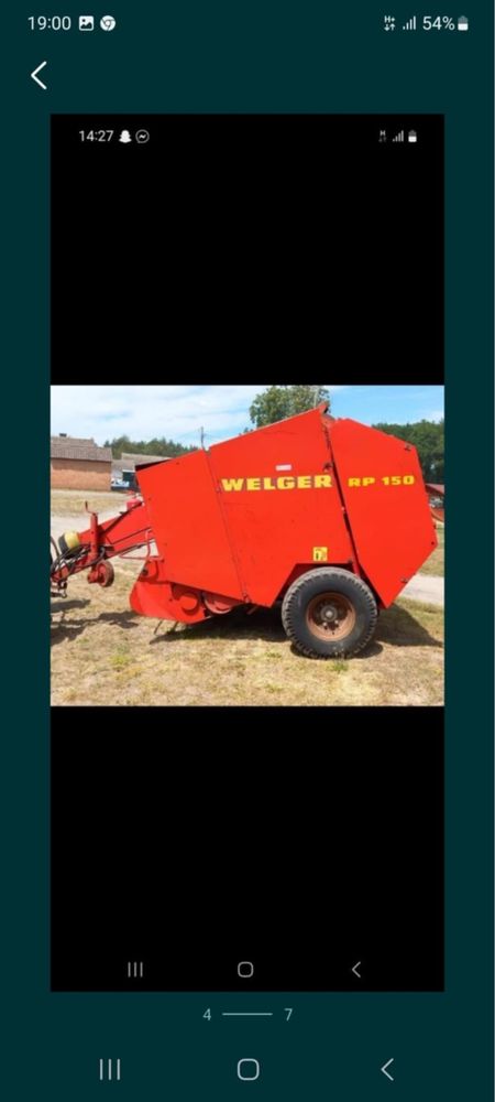 Prasa Welger RP 150