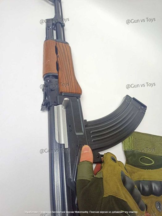 Металевий Дитячий Автомат Калашникова АК-47 реалістичний іграшка калаш