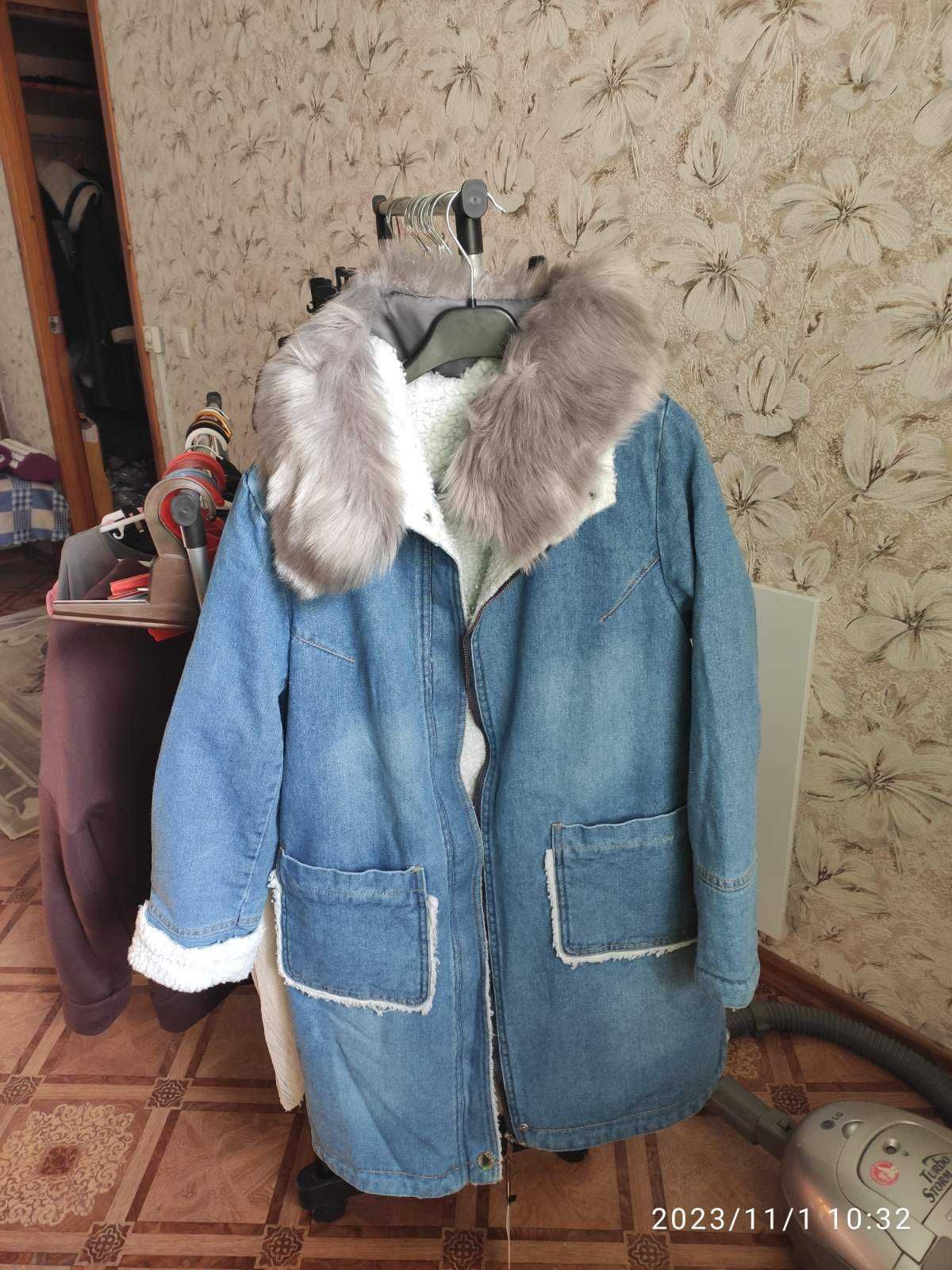 Джинсове пальто нове