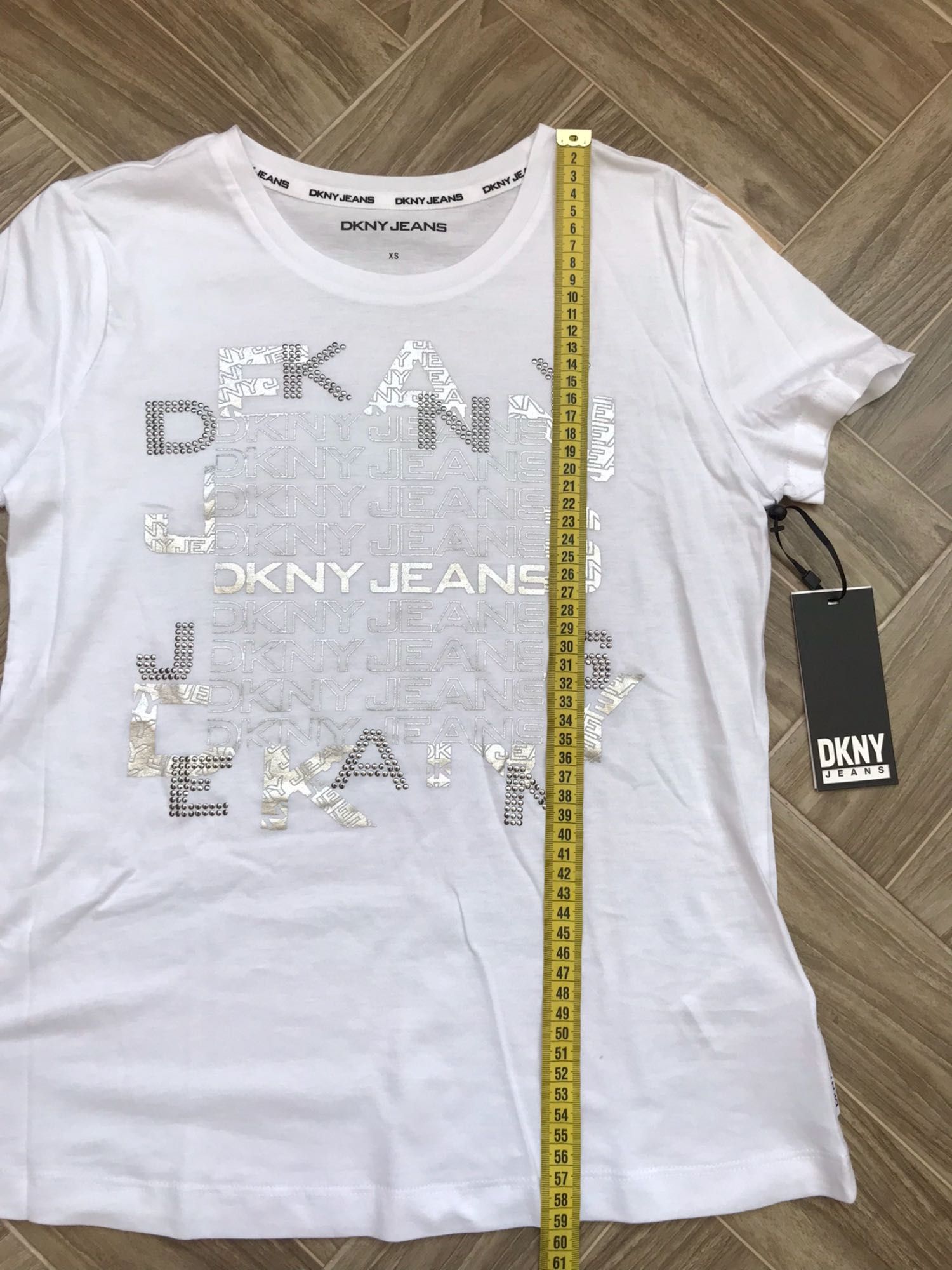 Футболка DKNY Jeans, размер XS(44-46)