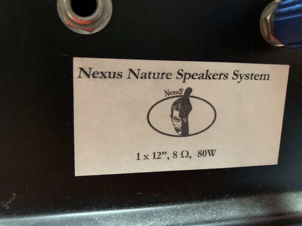 Wzmacniacz Nexus lampowy head i kolumna 12 80W 12ax7 pętla efektów