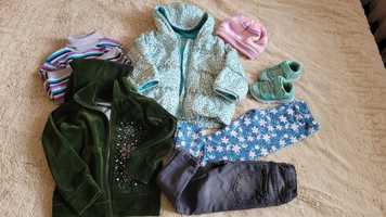 Пакет одежды и обувь для девочки 2-3 года на весну