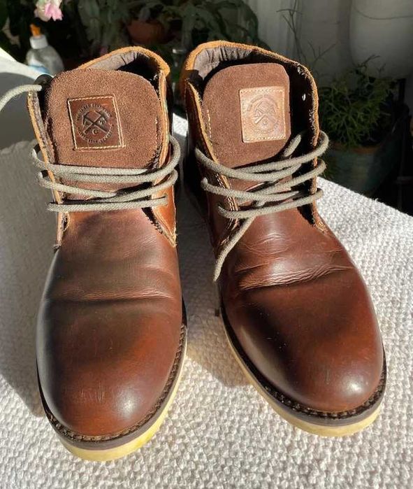 Skórzane buty męskie