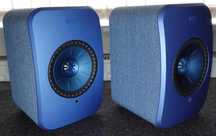 KEF LSX Wireless - Colunas azuis
