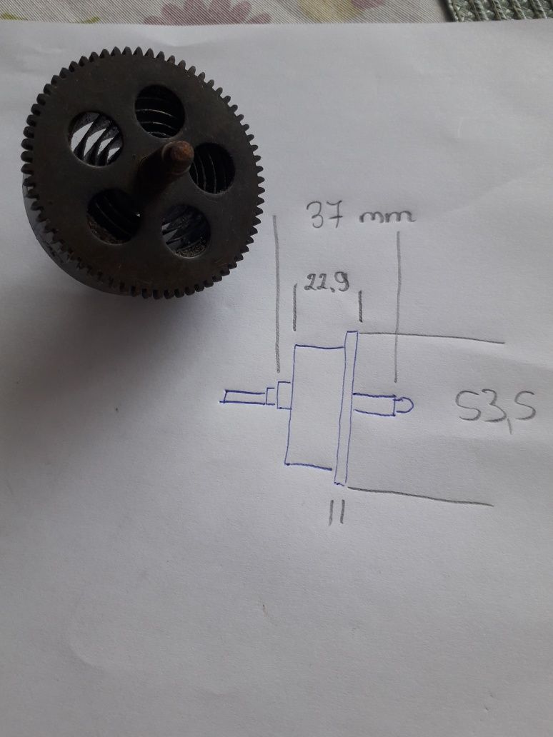 Bęben do mechanizmu zegara