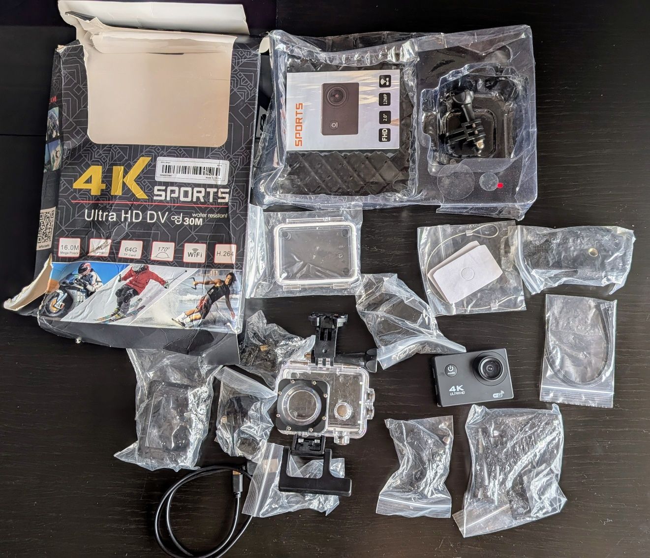 Camera aquática para desportos
