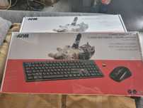 Zestaw klawiatura i mysz APM czarny - AZERTY (FR)