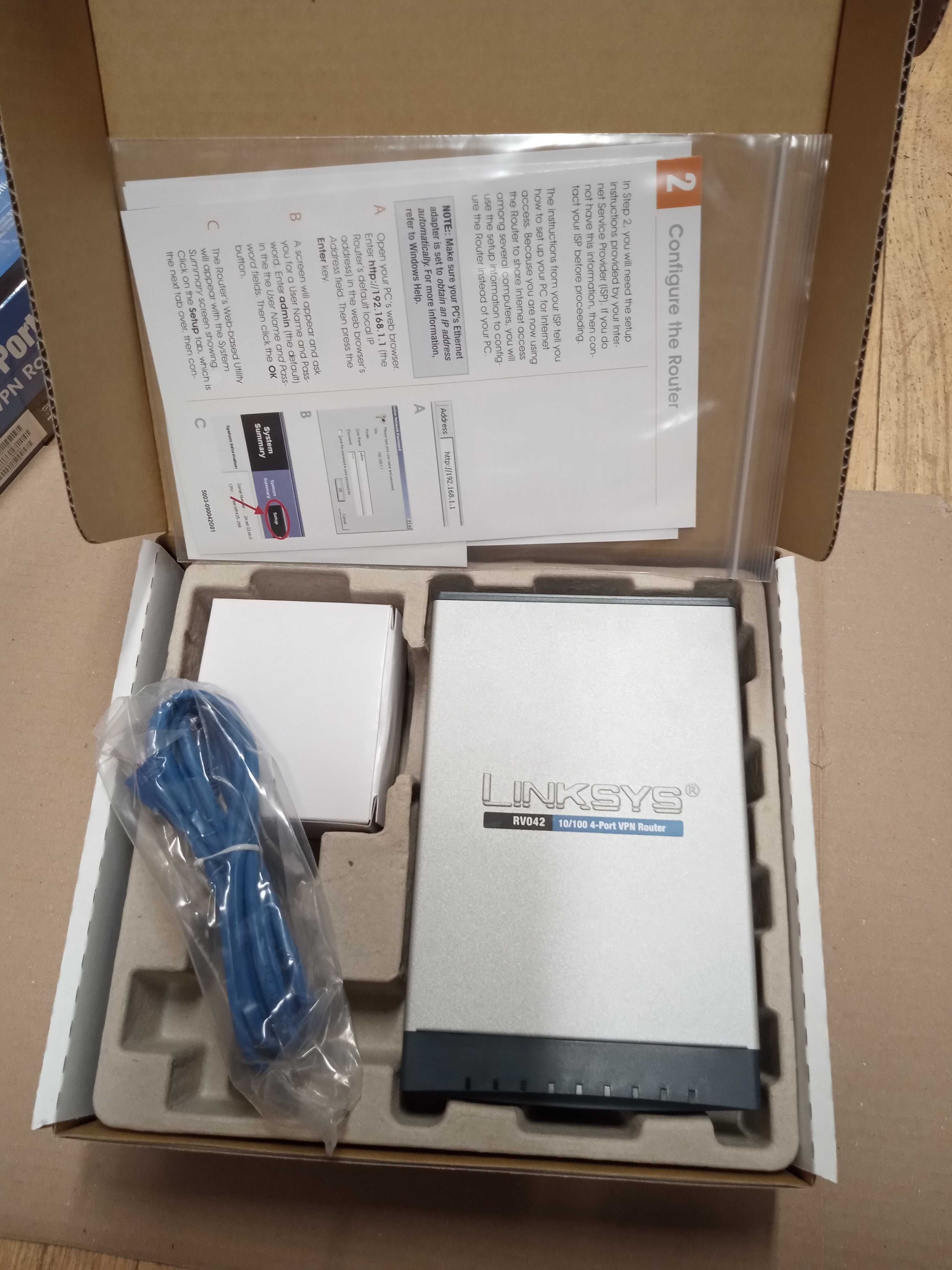 Cisco Linksys 4 Port Router VPN