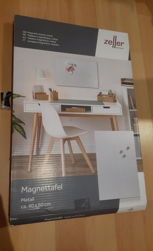 Tablica magnetyczna metalowa Zeller 40x60