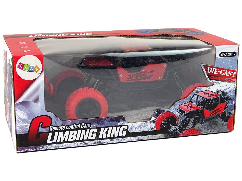 Auto Zdalnie Sterowane Terenowe R/C 1:18 Czerwone.