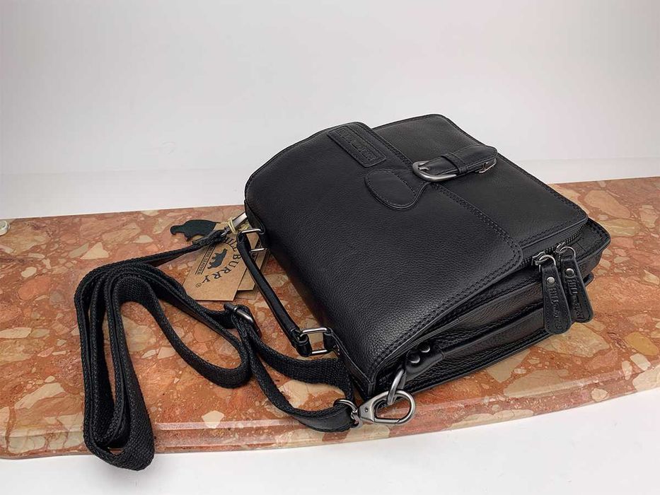 Барсетка кожаная мужская Hill Burry 4004 Германия, сумка чоловіча