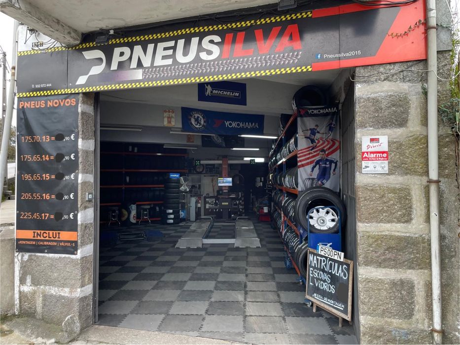 Pneus novos/seminovos - Marcas Premium + de 5mm - Alinhamento Direção