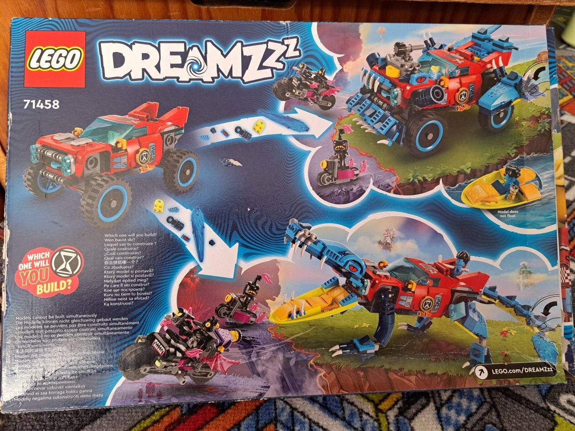 Klocki 2w1 Lego DREAMZzz 71458 Krokodylowy samochód