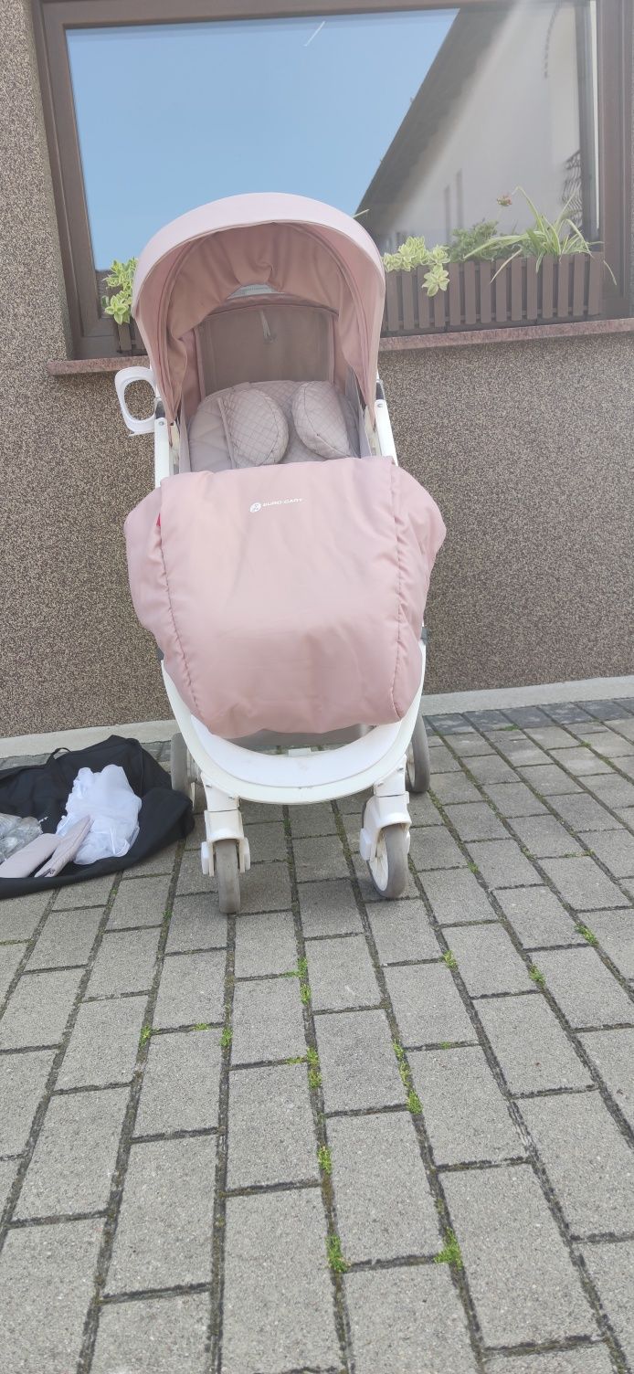 Wózek spacerowy Eurocart Volt Pro dla dziewczynki