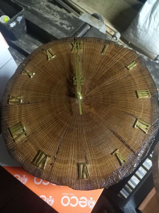 Годинники світильники менажниці з дерева в подарунок