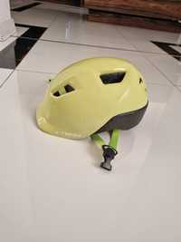 Kask dziecięcy rowerowy B TWIN KH500 fluo rozmiar xs