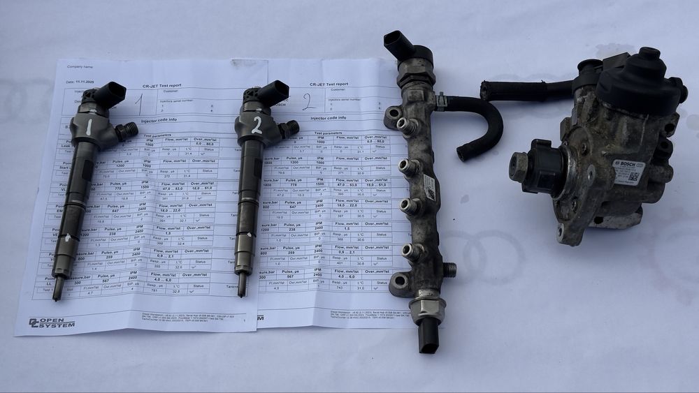 Форсунки 1.6 tdi CLH Рампа ТНВД Октавія а7 Гольф 7 Gof 7