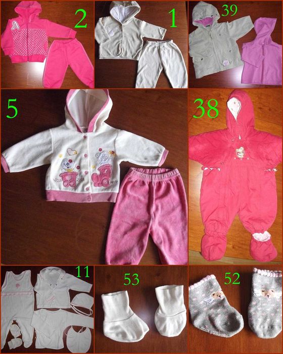 PAKA / PACZKA/ ZESTAW 36 szt. Bluza, bluzka, kombinezon OKAZJA (12